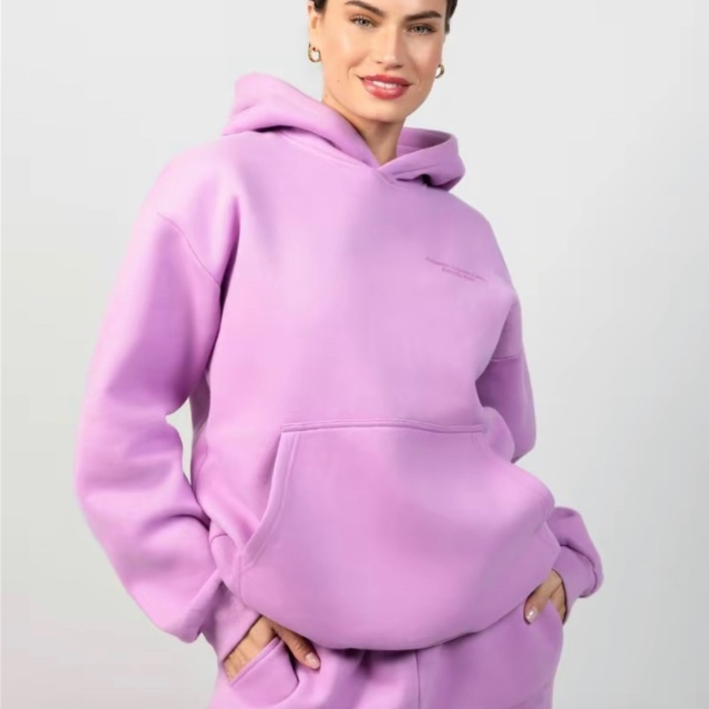 Comfrt | TOP & BOTTOM Limited Edition Pastel Hoodie & Pant SET LILAC